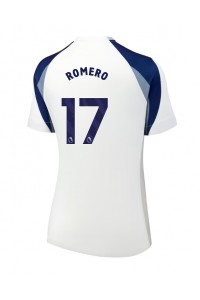 Tottenham Hotspur Cristian Romero #17 Voetbaltruitje Thuis tenue Dames 2025-26 Korte Mouw